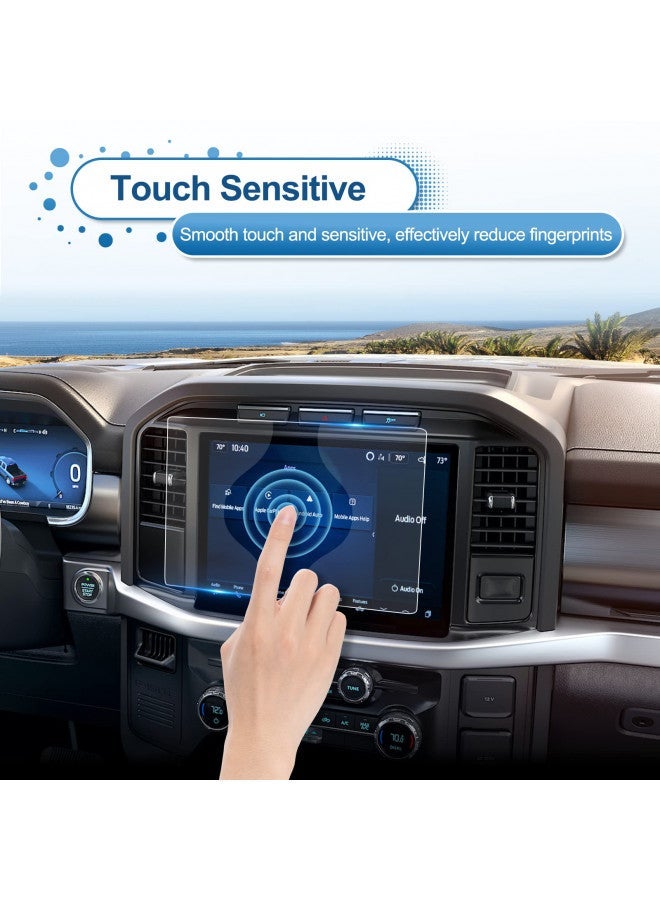 Coleya 2021-2024 2025 Ford F-150 Screen Protector for Ford F-150 (STX/XLT/Lariat/Platinum/Limited/Tremor/Raptor/King Ranch) SYNC4 12In Touchscreen, Tempered Glass 2023 2024 F150 Pickup Accessories 12" - Image 3